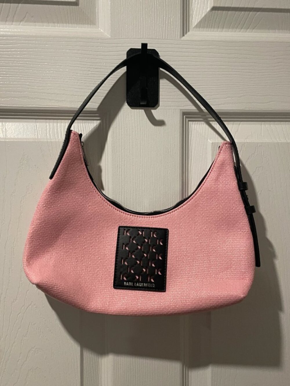 RARE Baby Pink Karl Lagerfeld Hobo Shoulderbag